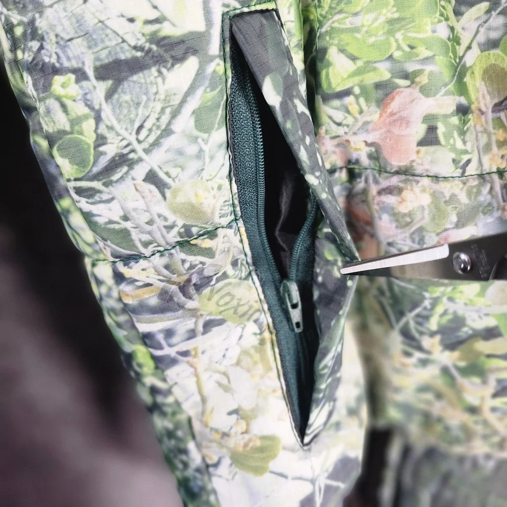 Noxious Camo Hooded Puffer Jacket Men's Size L‎ Realtree Style Mossy Oak
